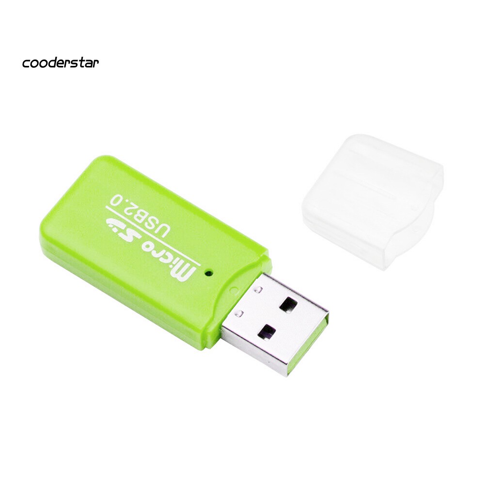 Đầu đọc thẻ nhớ cỡ nhỏ Usb 2.0 TF Micro SD dành cho máy tính/ laptop