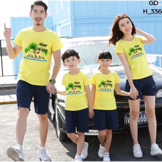 Áo gia đình áo đồng phục chất cotton đẹp loại 1 đủ màu đủ size từ 5-100kg