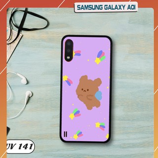 Ốp lưng Samsung Galaxy A01 lưng nhám viền dẻo