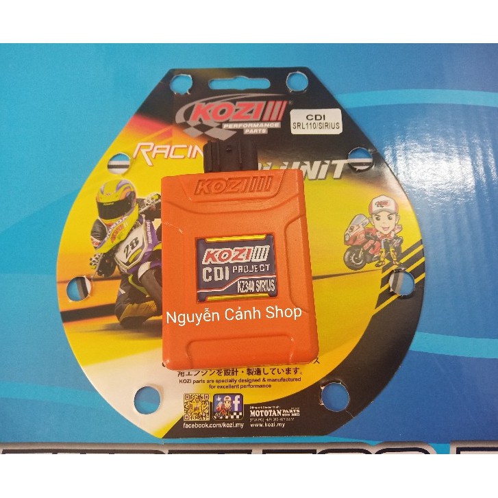 ic xe sirius kozi mở tua