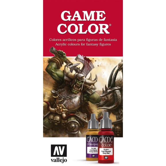 SƠN GỐC NƯỚC DÀNH CHO MÔ HÌNH VALLEJO GAME COLOR VOL 1