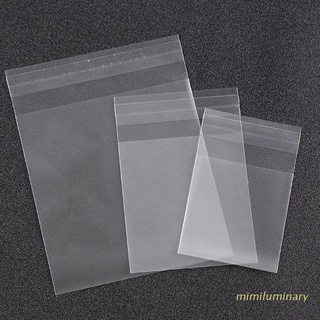 Set 100 Túi Nhựa Bán Trong Suốt Đựng Bánh Kẹo 3 Kích Cỡ Tiện Dụng