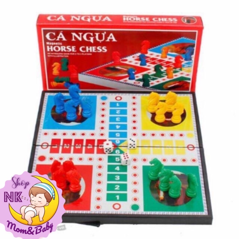 Bộ cờ cá ngựa, cờ vua cho bé