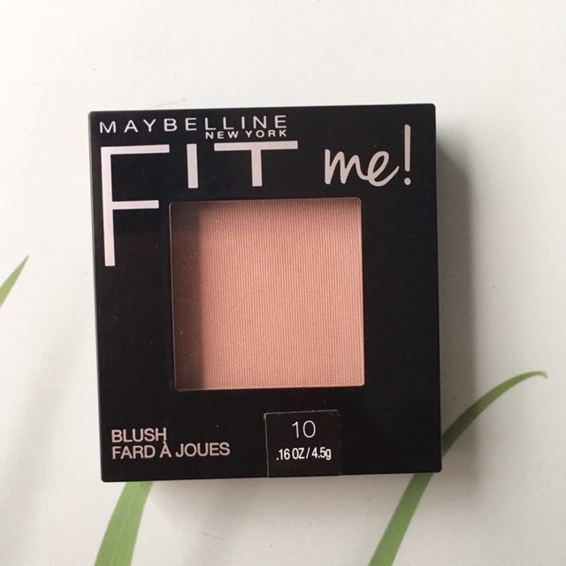 Phấn má hồng Maybelline Fit Me Blush màu 10 Buff Chamois (4.5g) - USA