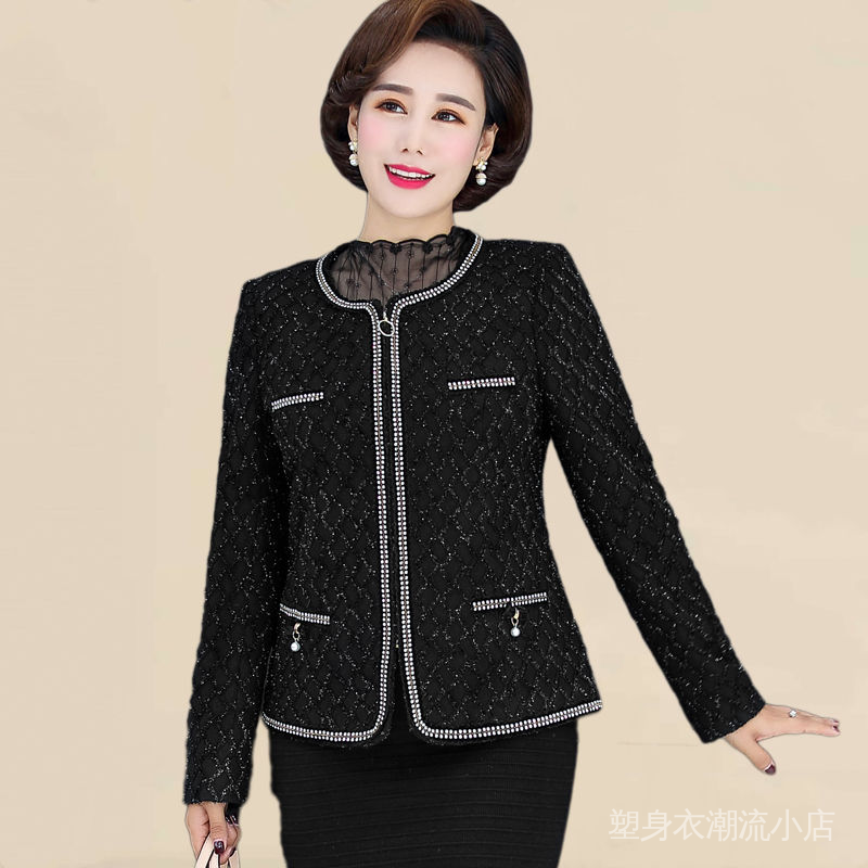 Áo Khoác Ngắn Thời Trang Mùa Thu Dành Cho Phụ Nữ Trung Niên 40-50 Tuổi | BigBuy360 - bigbuy360.vn