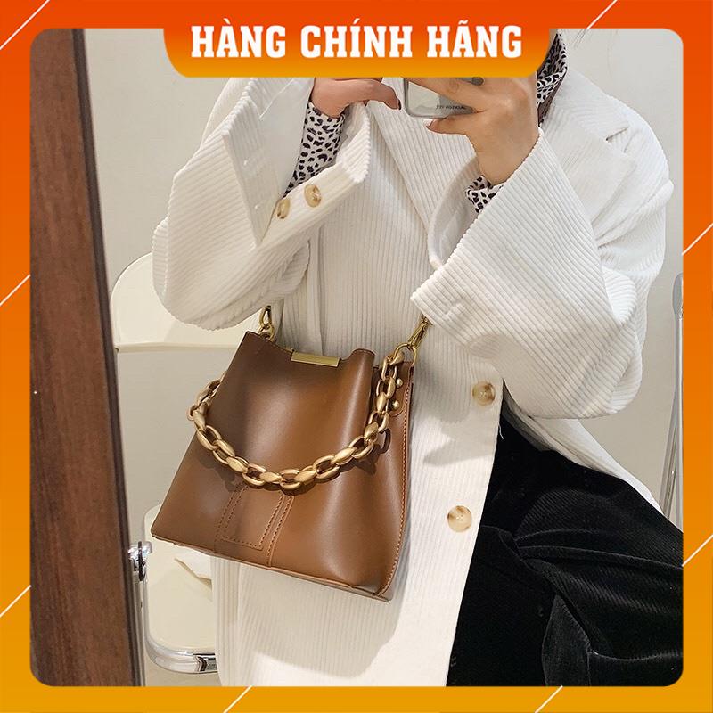 Túi Xách Nữ Đeo Chéo Thời Trang, Túi công sở nữ tote da kẹp nách đeo vai đi học