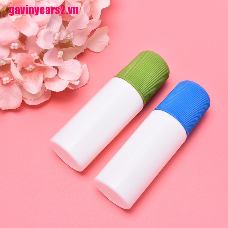 (Hàng Mới Về) Lọ Đựng Thuốc Dạng Lỏng 30ml Kèm Đầu Xốp Xanh Dương Gav2