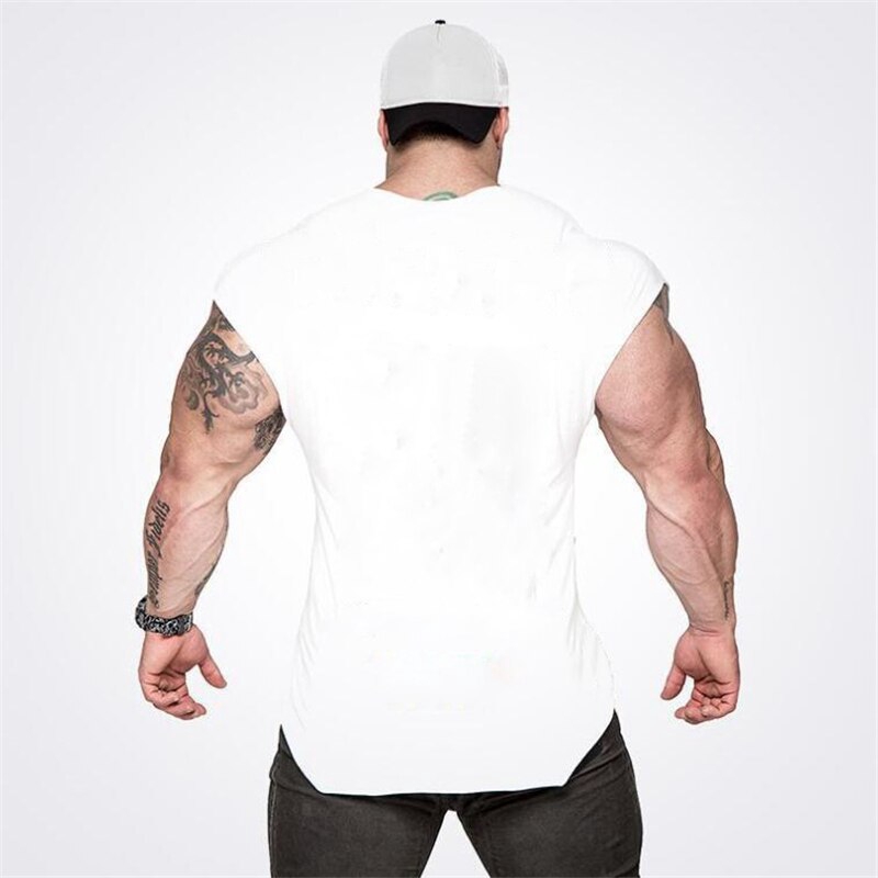 Brand Casual Men's Bodybuilding Fitness Tank Top Bodybuilding Sleeveless Shirts Men's Hot Selling Gyms Vest Singlets Workout