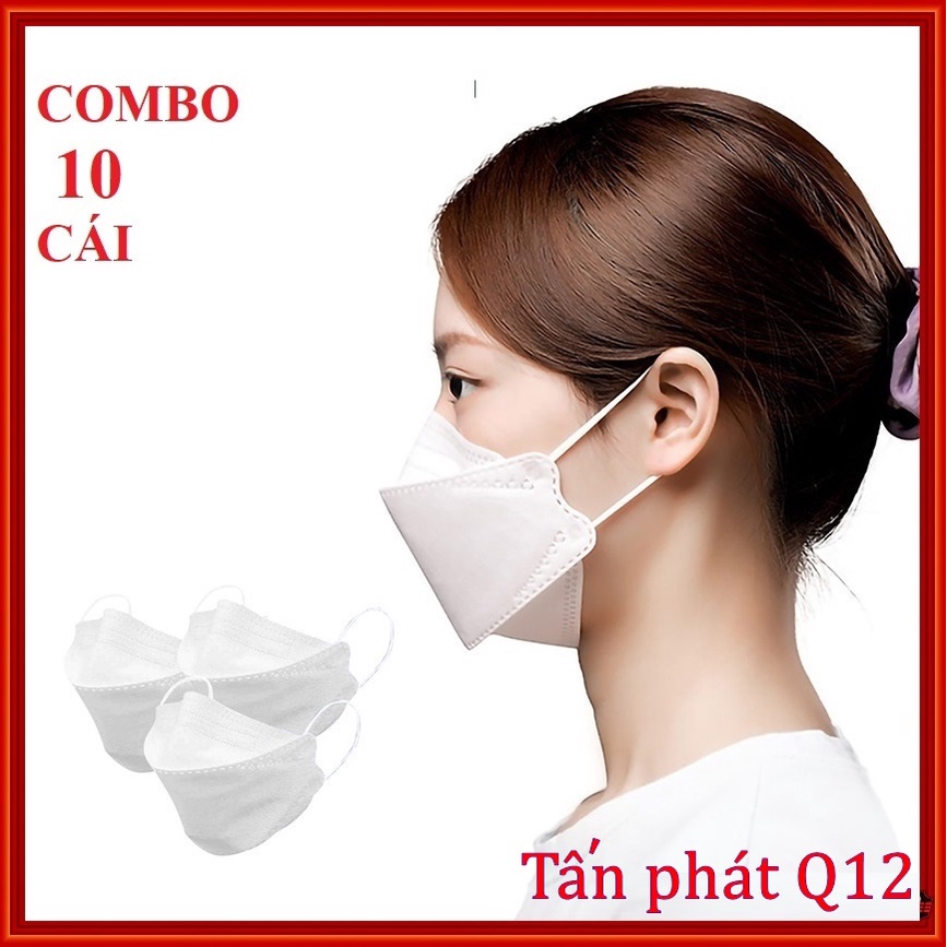 combo 10 cái khẩu trang 4 lớp KF94