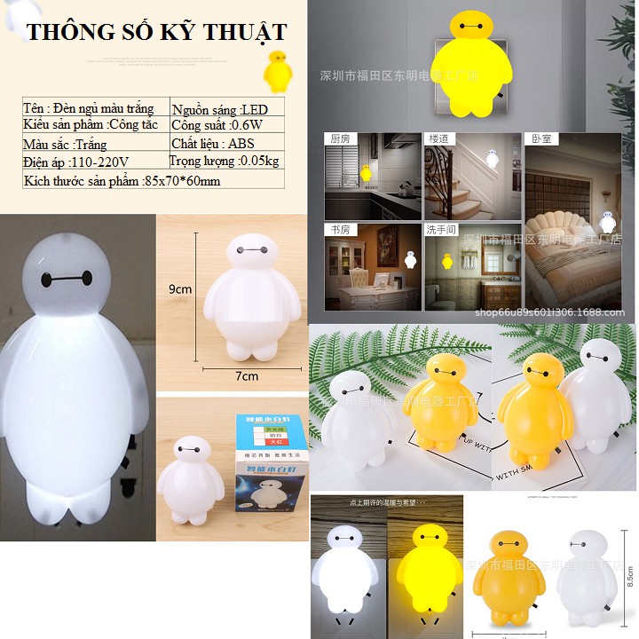 Đèn ngủ led đèn ngủ mini cắm điện thiết kế cute dễ thương cho bé tiết kiệm điện kho hàng giá rẻ VN