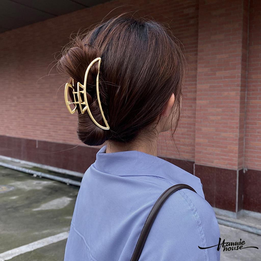 Kẹp tóc cá mập bằng kim loại thiết kế xinh xắn dành cho nữ