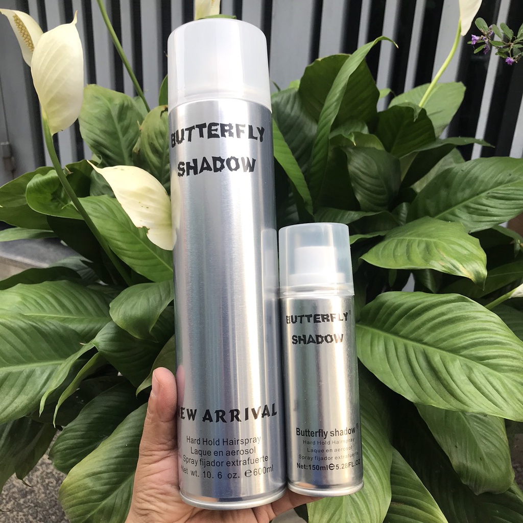 Gôm xịt tạo kiểu tóc Butterfly Shadow 600ml *NEW*