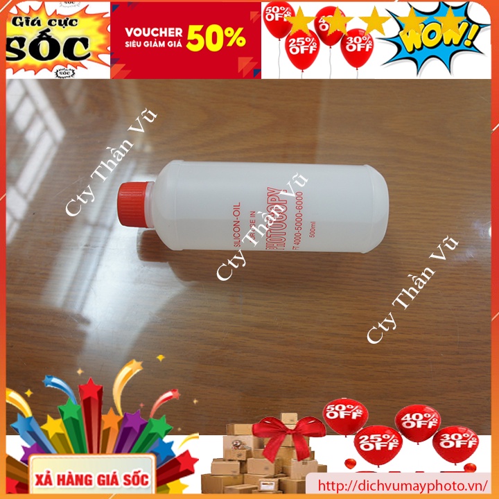 Mỡ sấy dầu ricoh dùng cho máy in máy photocopy loại 500ml hàng chất lượng MVP Thăng Long