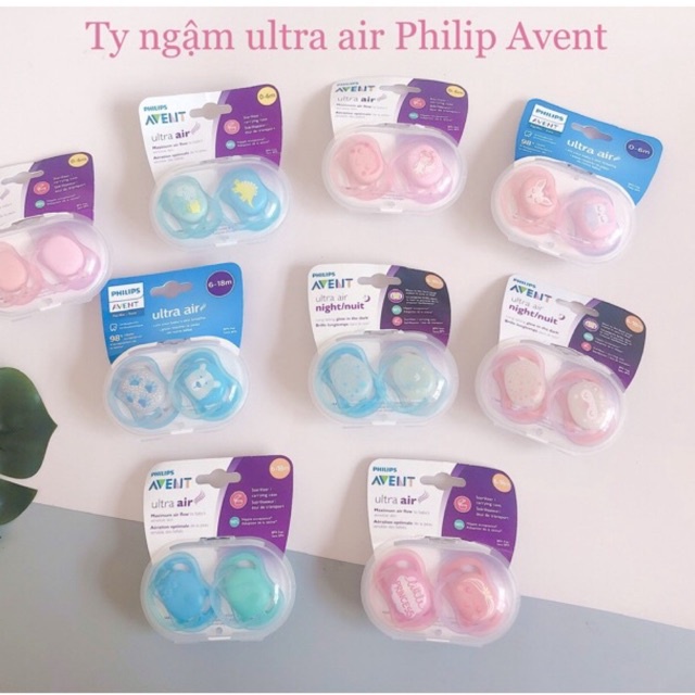 [NEW]Ty ngậm avent mới Ultra Air 0-6m 6-18m