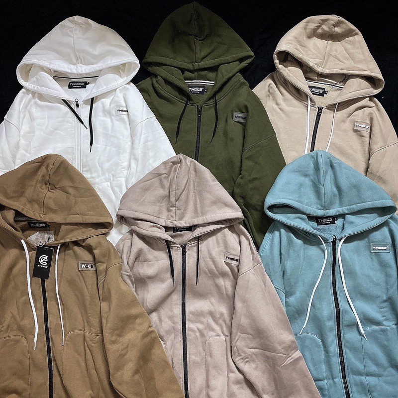 Áo Khoác nỉ Hoddie Zip Signature by TWOCE