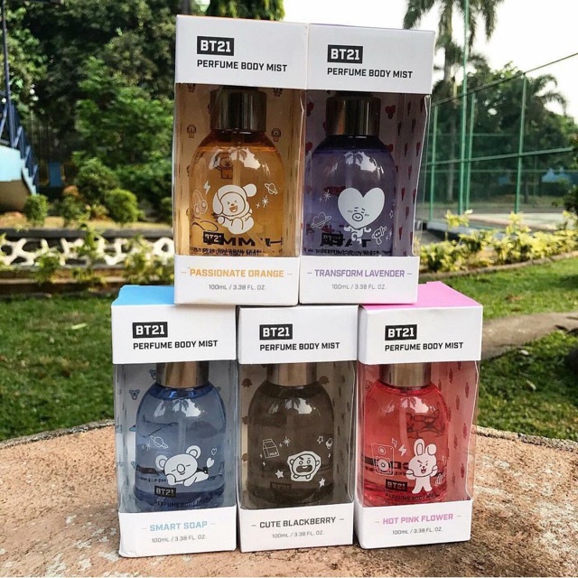 Nước hoa BT21 x Olive Young PERFUME BODY MIST ( Phiên bản BTS thiết kế )