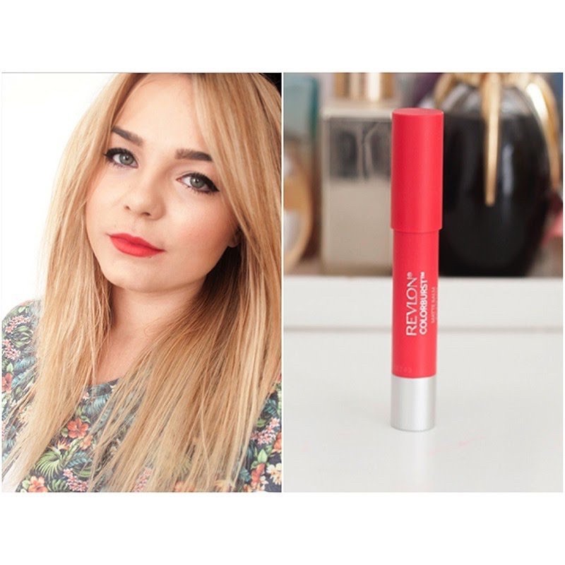 Son Sáp Revlon Colorburst Matte Lip Balm Striking tone 240.Màu đỏ cam