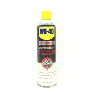 Chai xịt tẩy rửa chế hòa khí, bình xăng con wd40 throttle body, card & choke cleaner 450ml