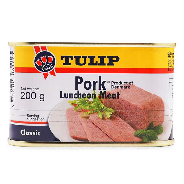 (5 loại) Thịt hộp Tulip các loại 200gr - 340gr