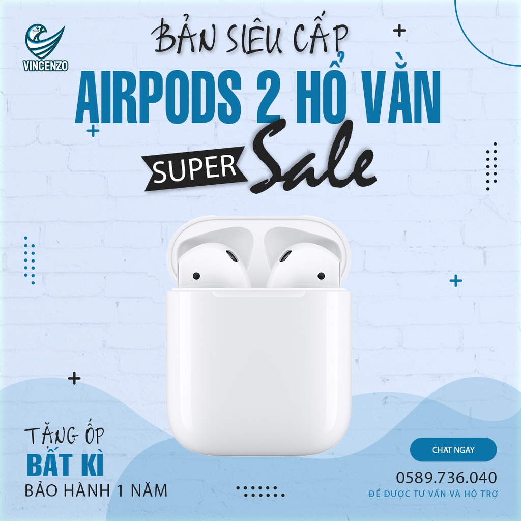 Tai Nghe Bluetooth không dây Air 2 Louda Hổ Vằn 1562M Pin 5h Hàng mới 100%