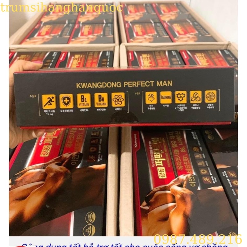 Viên Bổ Nam Giới KWANGDONG PERFECT MAN Hàn Quốc, Hộp 240 viên