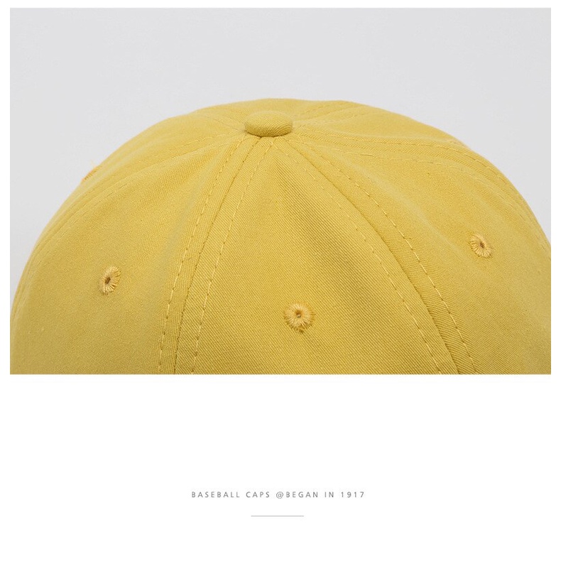 Mũ Lưỡi Trai Cotton Thêu Chữ Thời Trang