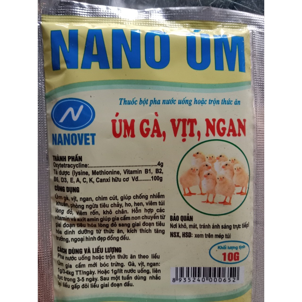Nano úm úm gà vịt ngan chim cút đà điểu chim bồ câu ngỗng bổ sung đầy đủ vitamin thú y thú cưng gà chọi đá