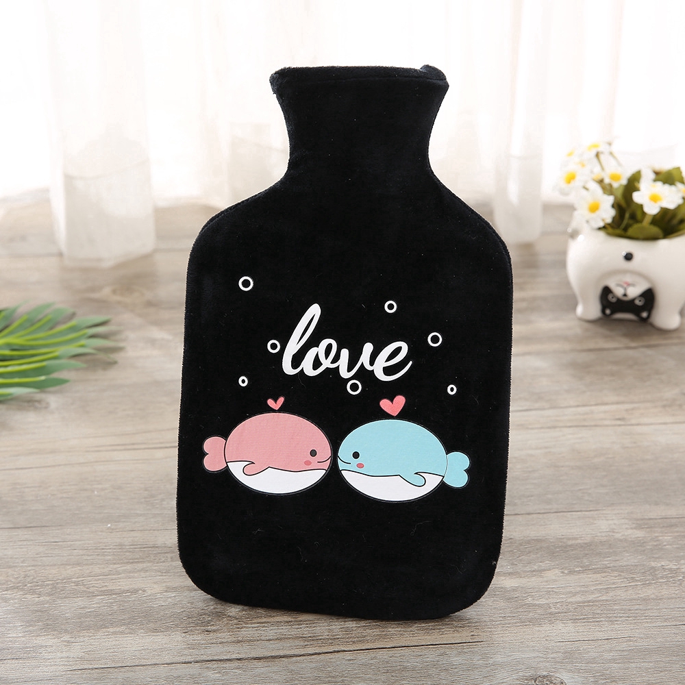 Túi Chườm Nóng 1000ml Họa Tiết Hoạt Hình Đáng Yêu