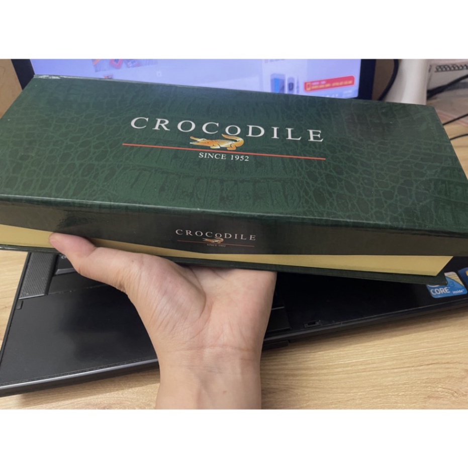 Dây Nịt ❤️𝑭𝒓𝒆𝒆𝒔𝒉𝒊𝒑❤️ Thắt Lưng Da Nam Cao Cấp Sêu Mềm Mịn Leonardo, Crocodile Cá Sấu Full Hộp Đẹp sang trọng