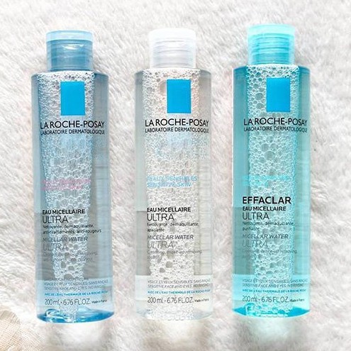 Nước Tẩy Trang Làm Sạch Sâu Cho Da Dầu La Roche-Posay Micellar Water Ultra Oily Skin/ Reactive Skin/ Sensitive Skin