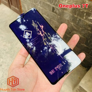 Cường lực oneplus 7t realme x2 pro 6D trong suốt FULL MÀN bảo vệ chống trầy xướt phụ kiện huỳnh tân store