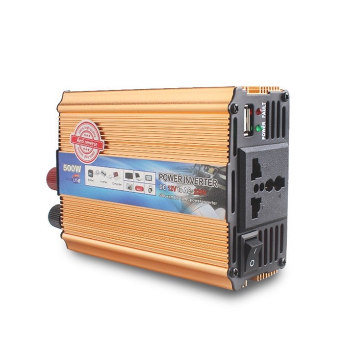 Bộ kích điện CARMAER 500W 12v lên 220v 50Hz