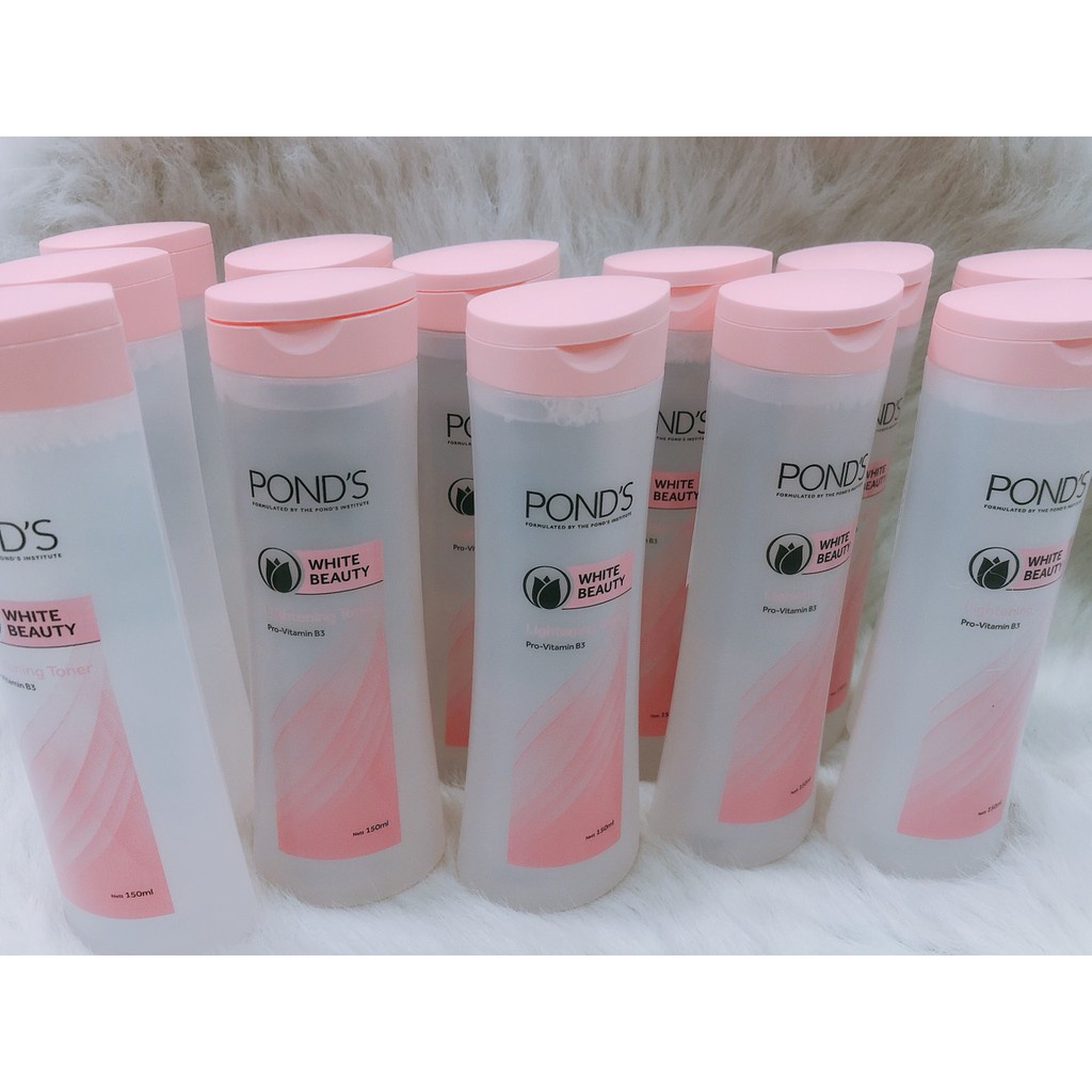 PONDS nước hoa hồng 150ml  - toner Pond s dưỡng Trắng Da White Beauty Lightening