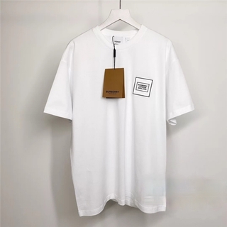 ! Burberry! Áo Thun Tay Ngắn Thiết Kế Mới Năng Động Thời Trang Dành Cho Cả Nam Và Nữ