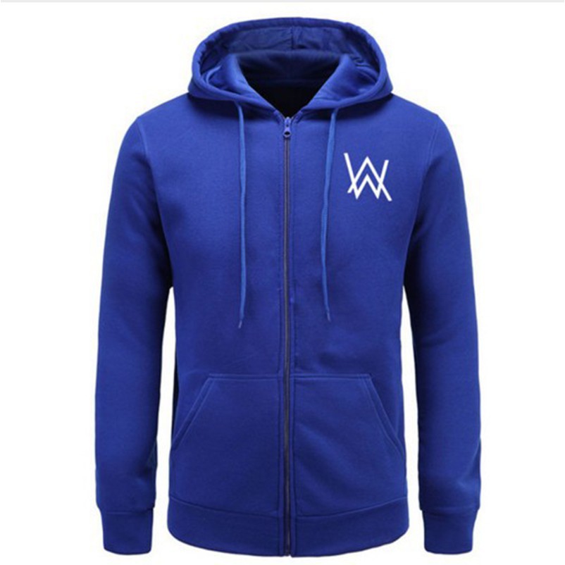 Áo khoác hoodie hip hop in biểu tượng DJ Alan Walker cho nam 2017