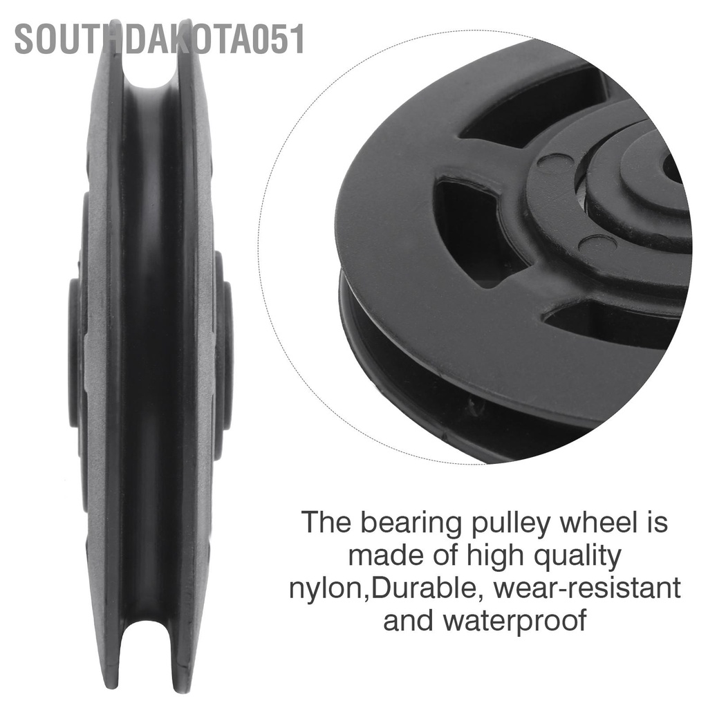 [Hàng Sẵn] Bộ 10 95MM Bánh Xe Ròng Rọc Tập Thể Dục Màu Đen Thông Dụng Cho Dụng Cụ Tập Gym【Southdakota051】