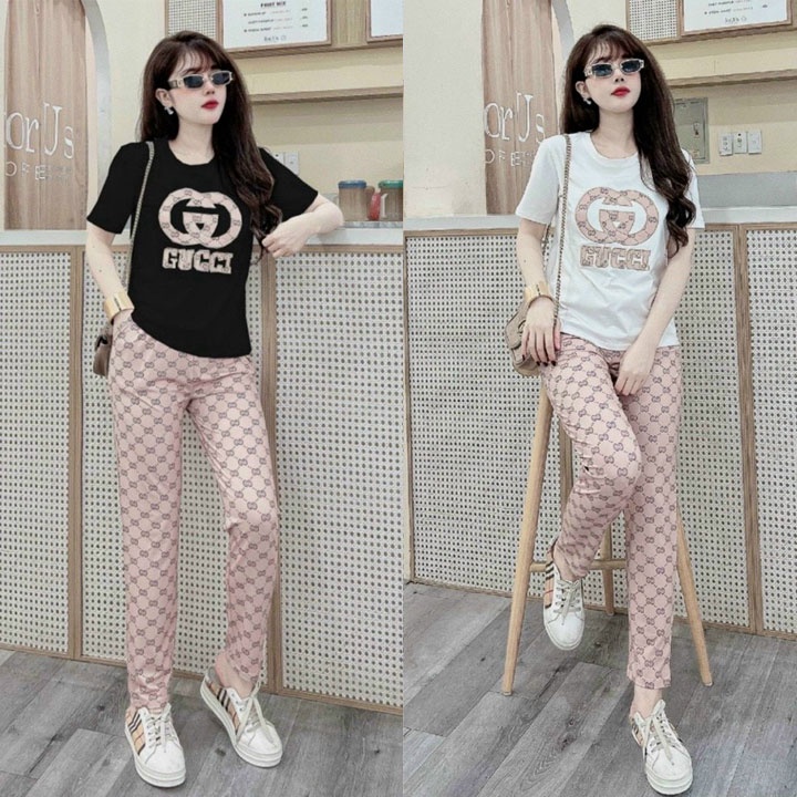 BỘ THỂ THAO COTTON CAO CẤP PHỐI THUN 3D TT0190 [HÀNG XUẤT NHẬT-HÀN QUỐC]