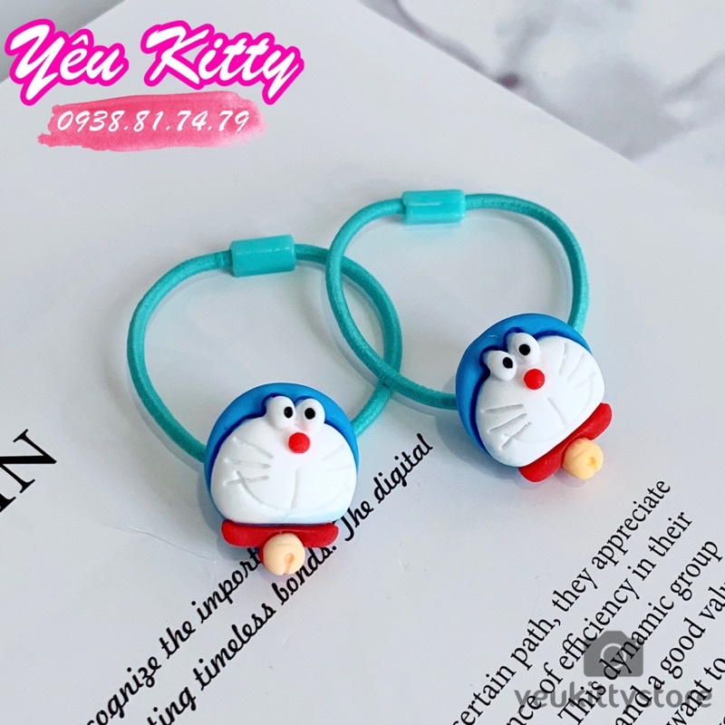 DÂY CỘT TÓC KẸP TÓC DORAEMON