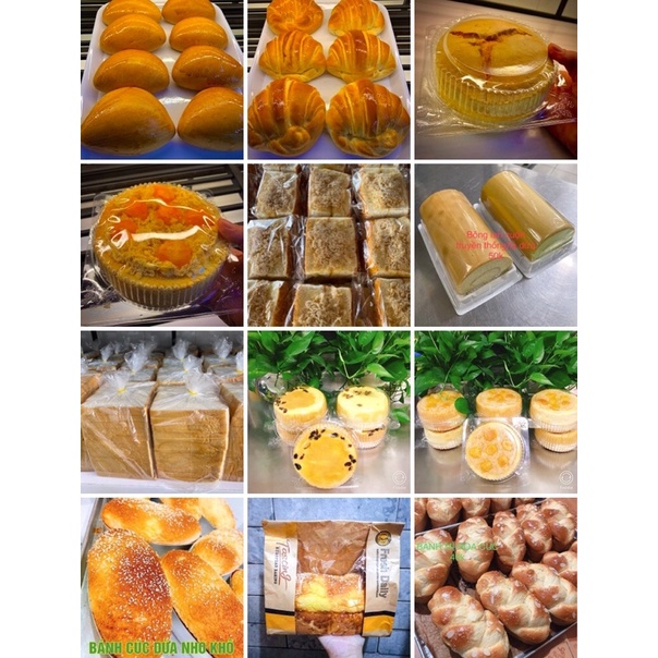 BÁNH MÌ TƯƠI MẶN NGỌT CÁC LOẠI