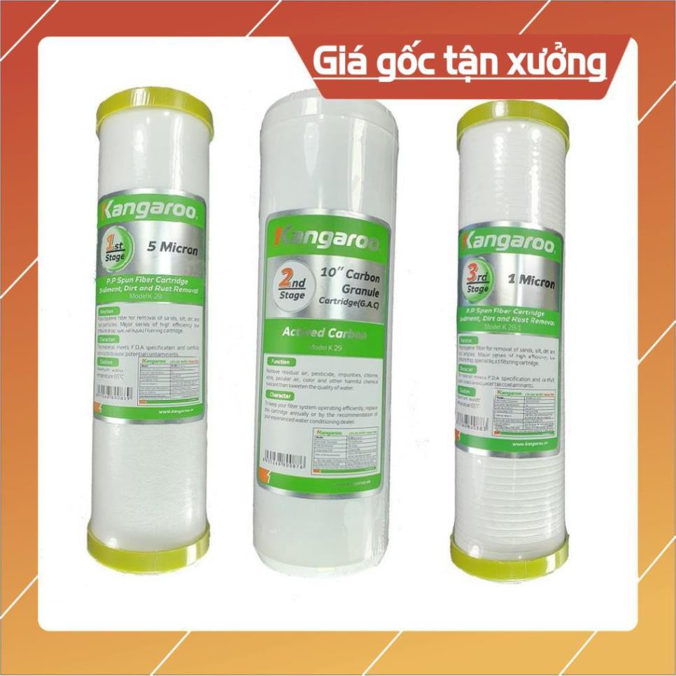 [Rẻ vô địch] -  Lõi lọc nước Kangaroo - Lõi 1/2/3 - Chính hãng - Giá Từng Lõi / Lõi lọc thô/ Lõi ro