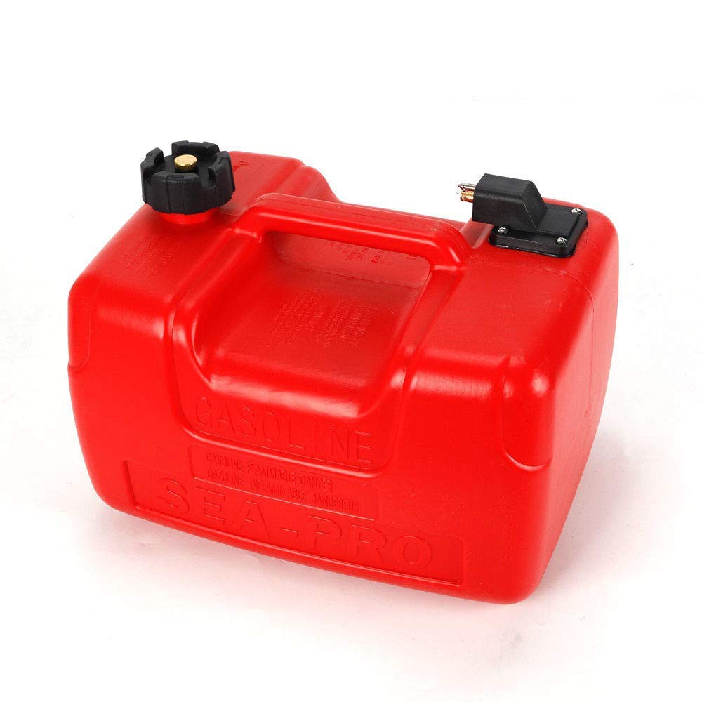 Bộ bình nhiên liệu gắn ngoài di động 12L cho động cơ Yamaha và Mercury có đồng hồ đo nhiên liệu, Bình + bộ dây bơm xăng