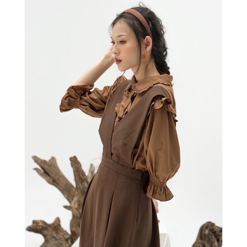 LITRA _ EMMIE trap dress+áo sơ mi