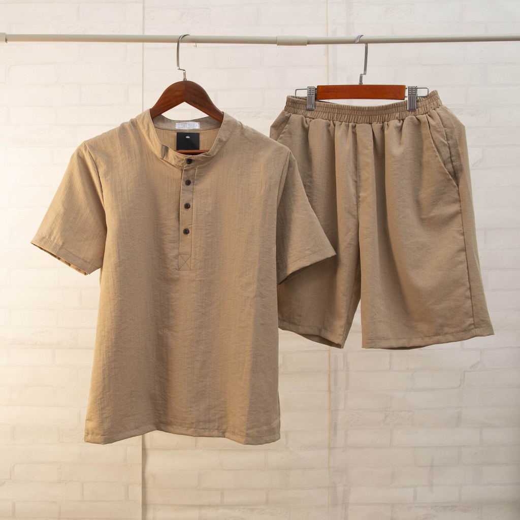 Quần áo đũi nam quần đùi áo cộc chất vải đũi thái loại dày đẹp hàng hot trend BD33 (CAM KẾT HÀNG ĐẸP) | BigBuy360 - bigbuy360.vn