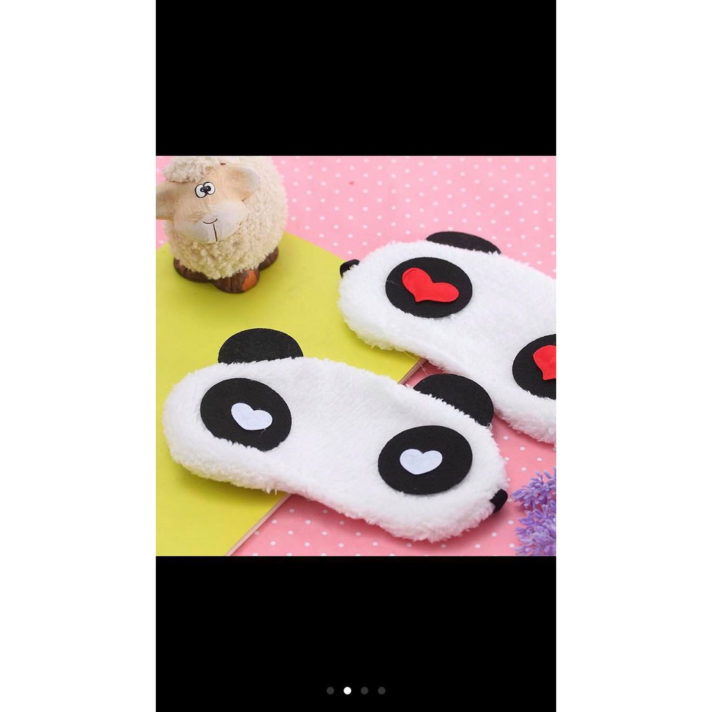 Combo 2 Miếng Bịt Mắt Hình Panda Siêu Dễ Thương Loại Tốt