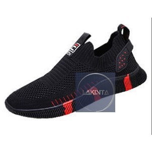 Giày Thể Thao Nam Cao Cấp Eric Giày Nam Tập Gym Chạy Bộ Giày Lười Không Dây G898