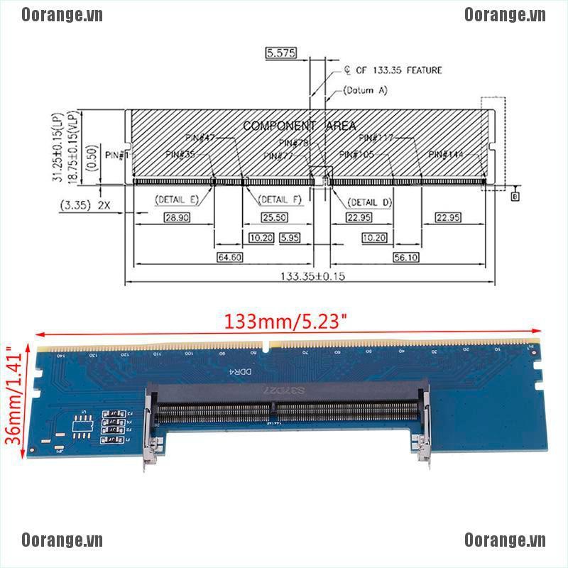 Mạch chuyển đổi thẻ nhớ DDR4 RAM laptop từ SO DIMM | BigBuy360 - bigbuy360.vn