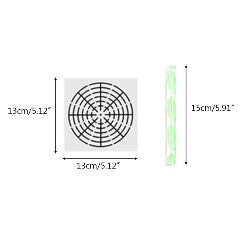 Chua 16 cái bộ công cụ chấm mandala bộ dụng cụ để vẽ đá đá gốm acrylic thanh stencil