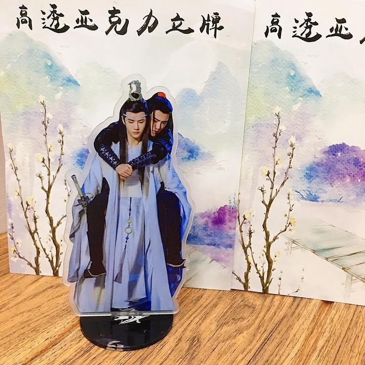 Standee Trần Tình Lệnh Tiêu Chiến Vương Nhất Bác Ma Đạo Tổ Sư mô hình trưng bày để bàn Lam Vong Cơ Ngụy Vô Tiện