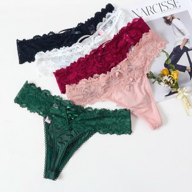 Quần Lọt Khe Phối Ren Sexy Cao Cấp, Quần Lót Ren Nữ Vicky Thông Hơi Kháng Khuẩn Điệu Đà Quyến Rũ