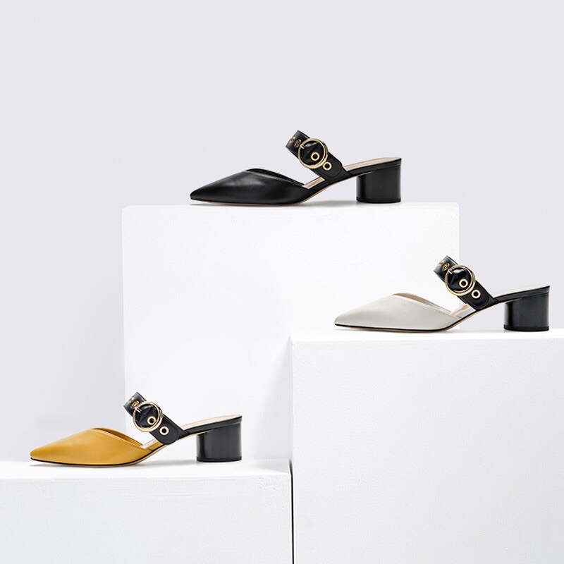 GIÀY CAO GÓT CHARLES AND KEITH QUAI DA HÀNG XUẤT